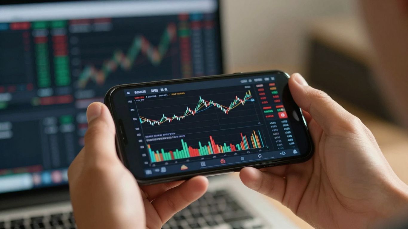 Trader activating a fee on a smartphone screen.